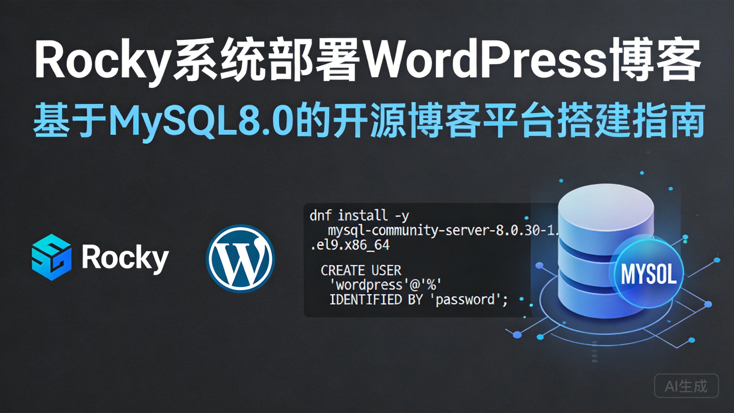 Rocky系统部署WordPress博客